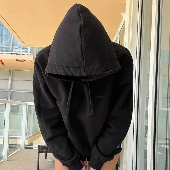 Vetements Hoodie Black for Women Size M - Picture 3 of 12